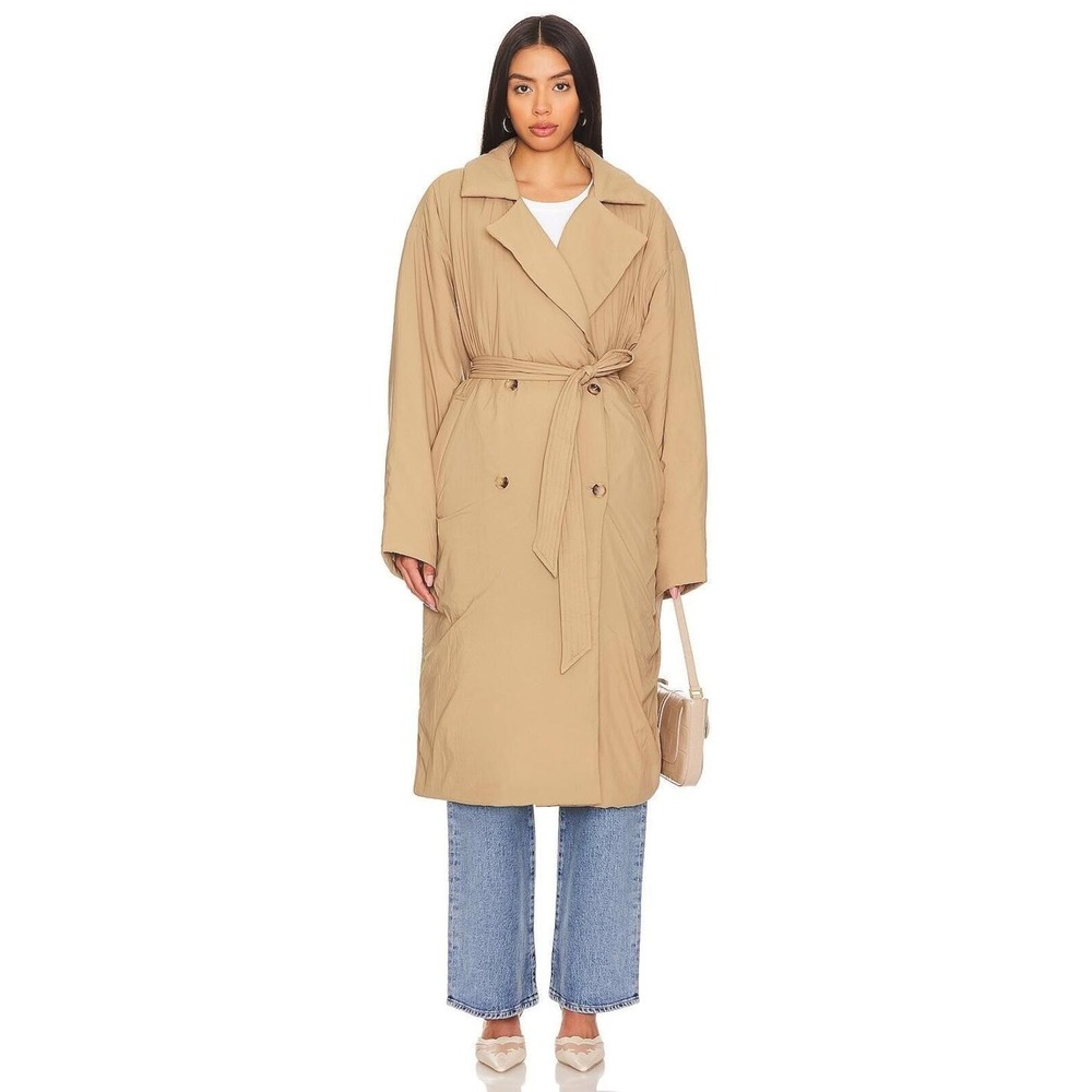 Good American NWT Puffed Nylon Robe Coat‎ - Size XXS/XS - MSRP $249